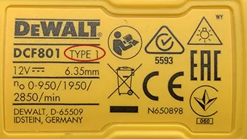 Type Elettroutensile dewalt