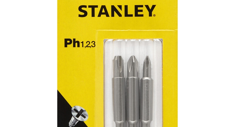 INSERTI STANLEY CON ATTACCO PH1,2,3